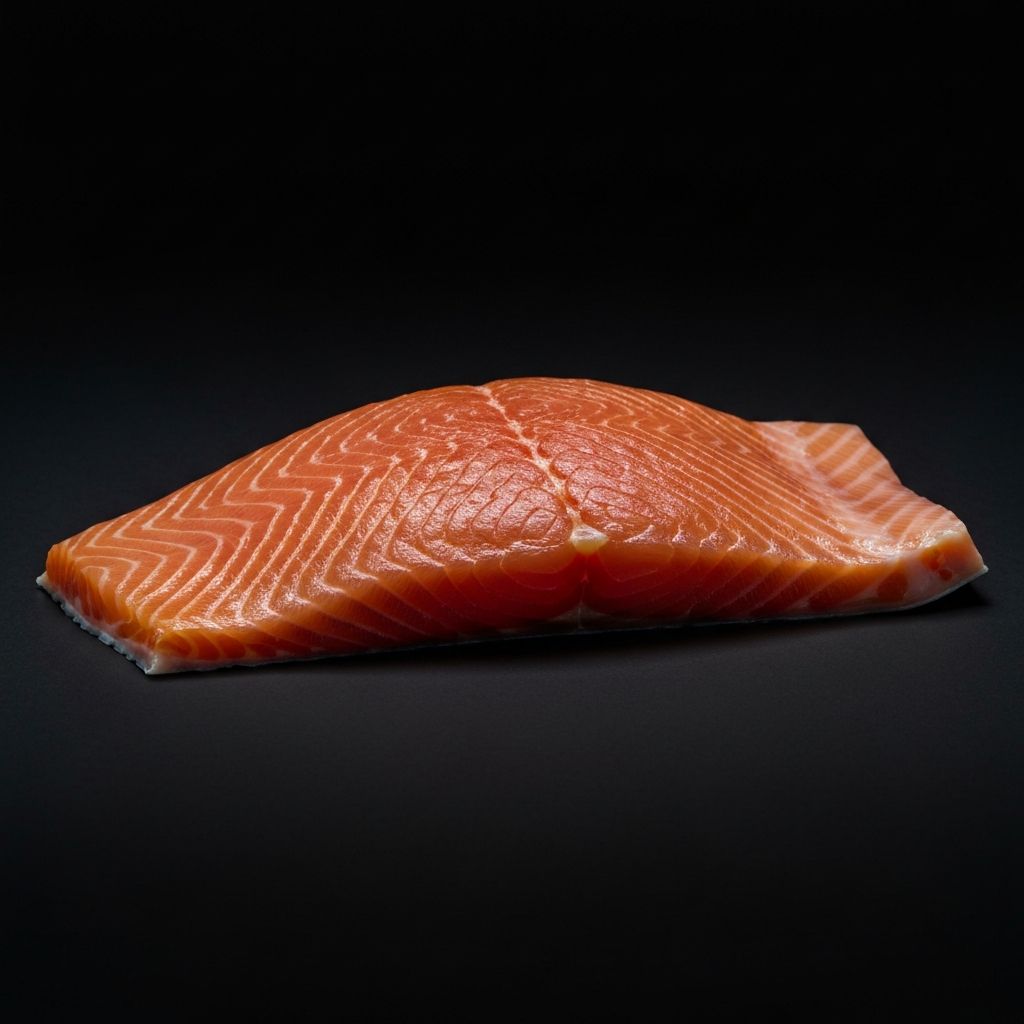 Salmon rich in omega-3 fatty acids